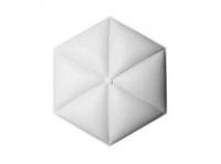 3D панель Art Decor W 332 Кожа (шестикутник, 404х466х38 мм)