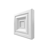 3D панель Art Decor W 367 Квадрат (97х97х20 мм) (вставка до панелі W 365)