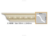 Карниз з орнаментом Gaudi Decor C 18100 (2.44 м) Flexi