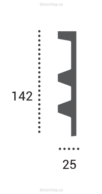 Карниз под подсветку Tesori KF 505 (2.44м) Flexi