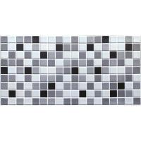 Декоративная ПВХ панель Sticker wall черно-белая мозаика SW-00001432