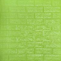 Самоклеюча 3D панель Sticker wall флуоресцентна зелена 700х770х5мм SW-00001331