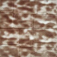 Самоклеюча 3D панель Sticker wall камінь кава 700х700х5мм SW-00001352