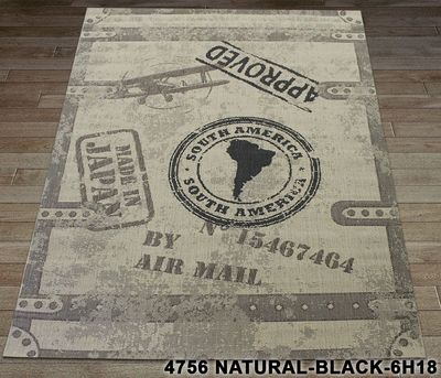 Ковер Lodge 4756 natural black