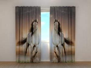 Photo curtain with animals