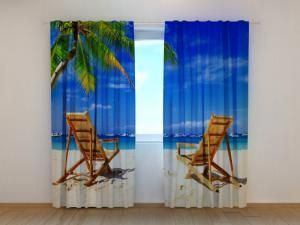 Photocurtains with seas and rivers