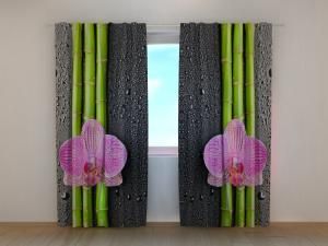 Photocurtains with flowers