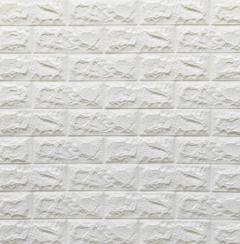 Self-adhesive 3D panel Sticker wall under brick Id 01 White SW-00000047