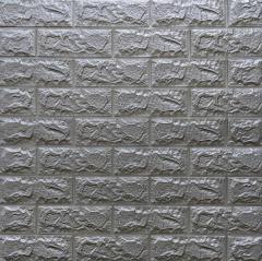 Self-adhesive 3D panel Sticker wall under brick Id 17 Gray SW-00000059