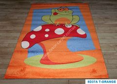 Children's carpet Fulya 8d37a-t-orange