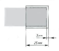 Заглушки (диаметр 20 мм) квадро