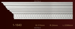 Cornice with ornament Classic Home 1-1640