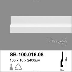 Polyurethane skirting board Perimeter SB-100.016.08