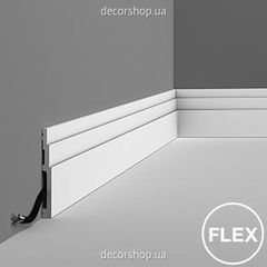 Polyurethane skirting Orac Decor SX180 Flexi