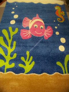 Children's carpet Fulya 8c95b m_blue