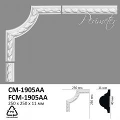 Corner element for moldings Perimeter CM-1905AA-A