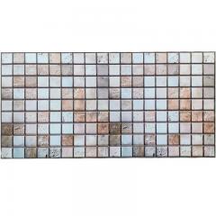 Decorative PVC panel Sticker wall mosaic beige marble effect SW-00001433