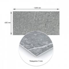 Декоративная ПВХ плита Sticker wall металлик мрамор 0,6*1,2мх3мм SW-00002471