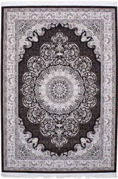 Ворсистий килим Esfahan 9724A-DBROWN-IVORY