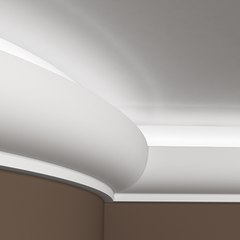 Smooth cornice Европласт Cornice for lighting Europlast 1.50.220 (flexible)