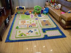Children's carpet Fulya 8c44b m-blue