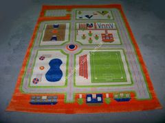 Children's carpet Fulya 8c44b orange