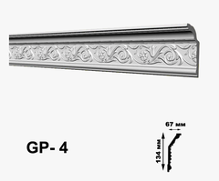 Cornice with ornament Glanzepol GP4