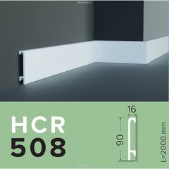 Polyurethane skirting Grand Decor HCR 508 (2.44m) Flex