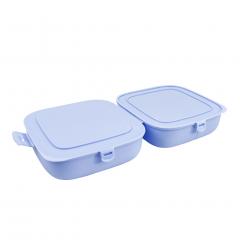 Lunch box with lid 81140 Omak Plastik 14.5x15x9.5 cm, plastic
