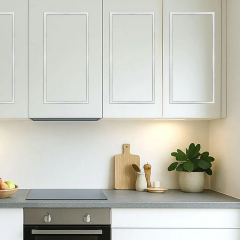 Молдинг Sticker wall 3000х20х8,5 мм Білий зі сріблом SW-00002674