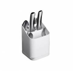 Tabletop cutlery holder 11x12x17 cm, white Emhouse EP-910