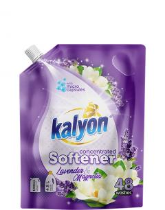 Rinse aid, fabric softener Kalyon Extra lavender and magnolia, doypack 1200 ml