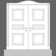 Дверное обрамление Orac Decor Дверная панель D504