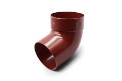 Single-joint pipe bend 67° red 100mm RainWay