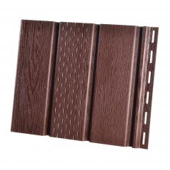 Brown perforated panel 300x3000 (0.900 m2) RainWay soffit