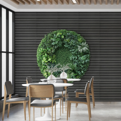 Панель-рейка Sticker wall SILVER+BLACK 665*665*5мм (D) SW-00002532