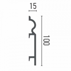 Плинтус из полиуретана Grand Decor HCR 513 (2.00м) Flex