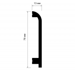 Плинтус из полиуретана Grand Decor HCR 519 (2.00м) Flex