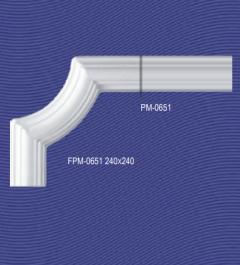 Corner element for moldings Perimeter PM-0651A
