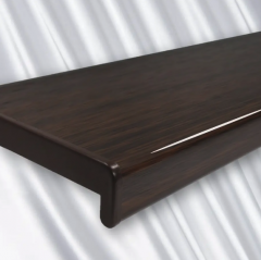 Plastic window sill Sauberg (Sauberg) Classic темний дуб глянець