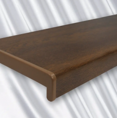 Plastic window sill Sauberg (Sauberg) Classic горіх матовий