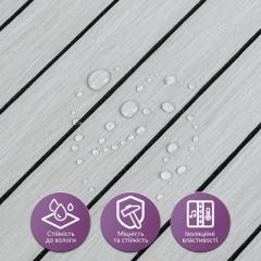 Покрытие виниловое самоклеющееся 3D рейки Sticker wall 600х600х2,8мм SW-00003243