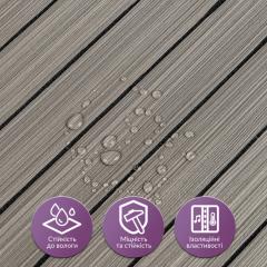 Покрытие виниловое самоклеющееся 3D рейки Sticker wall 600х600х2,8мм SW-00003245