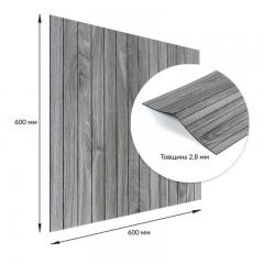 Покрытие виниловое самоклеющееся 3D рейки Sticker wall 600х600х2,8мм SW-00003247