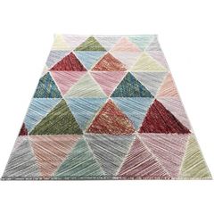 Килим Класичний килим Rainbow 14 colors 7516a cream