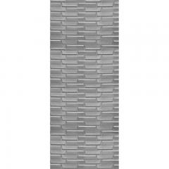 Self-adhesive 3D panel Sticker wall masonry silver SW-00001760