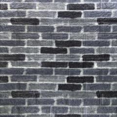 Self-adhesive 3D panel Sticker wall under brick 342 Black-blue Ekaterinoslav SW-00000879