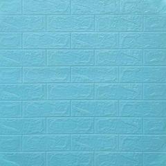Self-adhesive 3D panel Sticker wall brick effect Turquoise 700x770x3mm SW-00000573