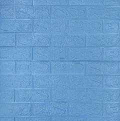 Self-adhesive 3D panel Sticker wall brick effect Blue 700x770x3mm SW-00000232