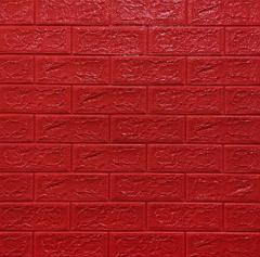 Self-adhesive 3D panel Sticker wall brick effect Red 700x770x5mm SW-00000145